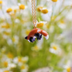 Jumping fox pendant