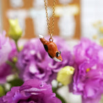 Jumping fox pendant