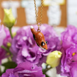 Jumping fox pendant