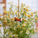 Jumping fox pendant