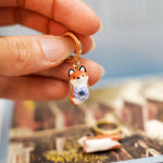 Foxes earrings