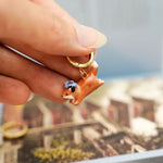 Foxes earrings
