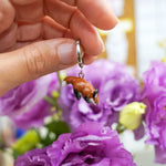 Jumping foxes earrings