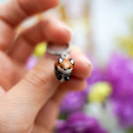 Jumping foxes earrings