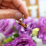 Jumping foxes earrings