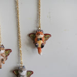 Fox Luna Moth pendant