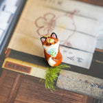 Fox in the meadow pendant