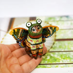 Tabby cat with butterfly wings - Autumn Treasure Collector