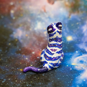 Galaxy tiger with a moonstone