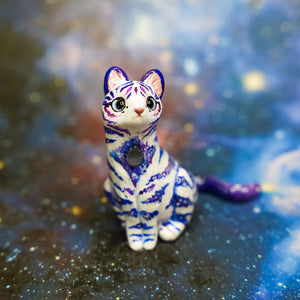 Galaxy tiger with a moonstone