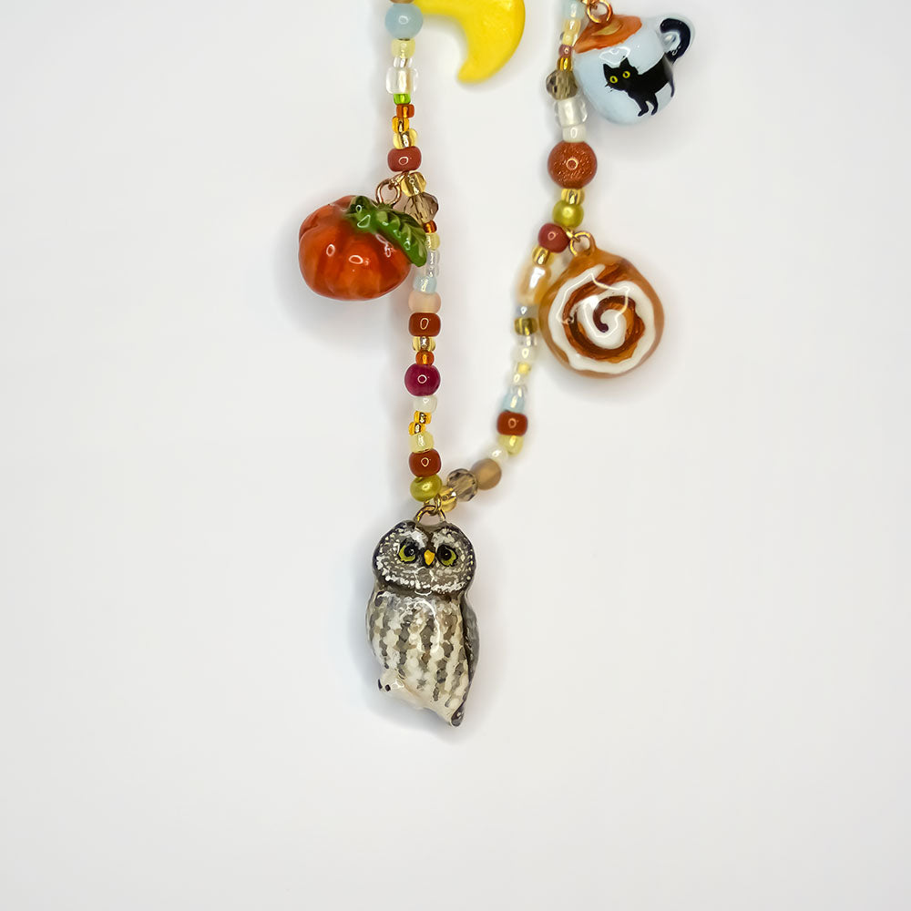 Great Gray Owl necklace