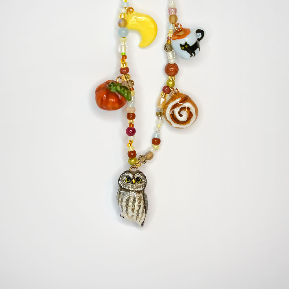 Great Gray Owl necklace