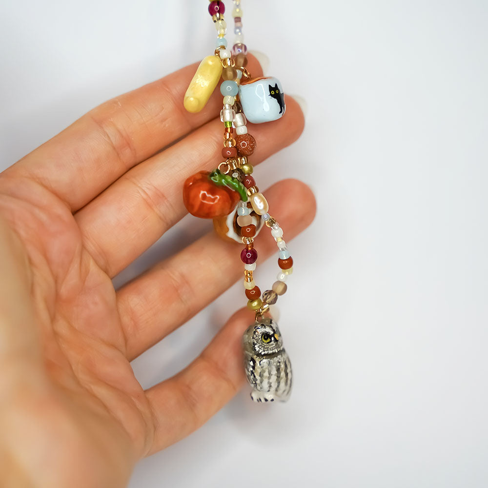 Great Gray Owl necklace