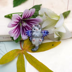 Grey Catfly pendant