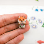 Hamster in the meadow pendant