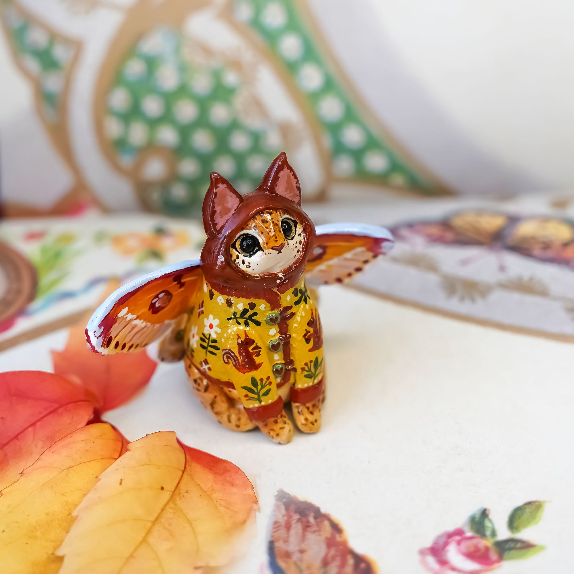Lynx with butterfly wings - Squirrel Lover
