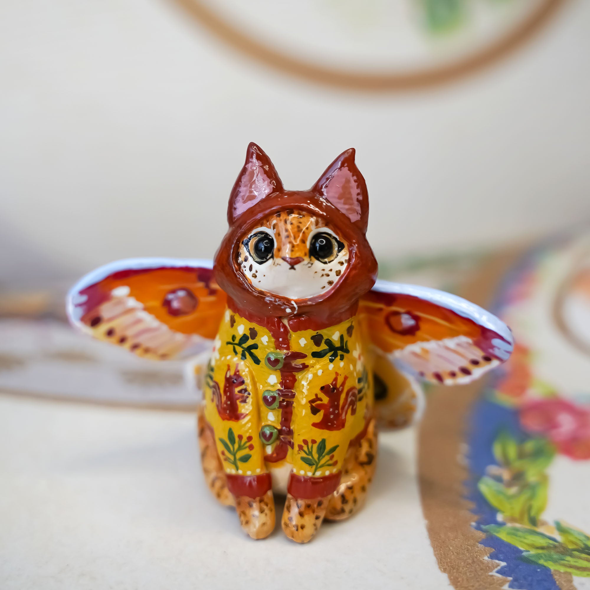 Lynx with butterfly wings - Squirrel Lover