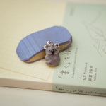 Koala with the silver Moon pendant