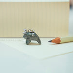 Manatee with the silver Moon pendant