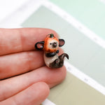Mouse with a pumpkin hat pendant