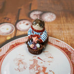Otter with sea treasures