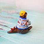 Otter with sea treasures