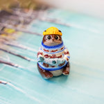 Otter with sea treasures