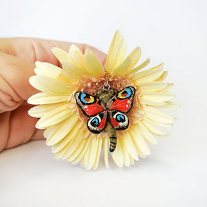 Pallas cat with wings pendant
