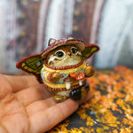 Pallas cat with mashrooms