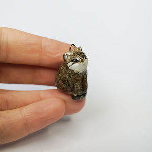 Pallas cat pendant