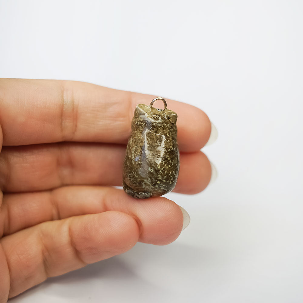 Pallas cat pendant