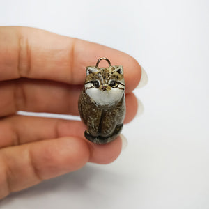 Pallas cat pendant