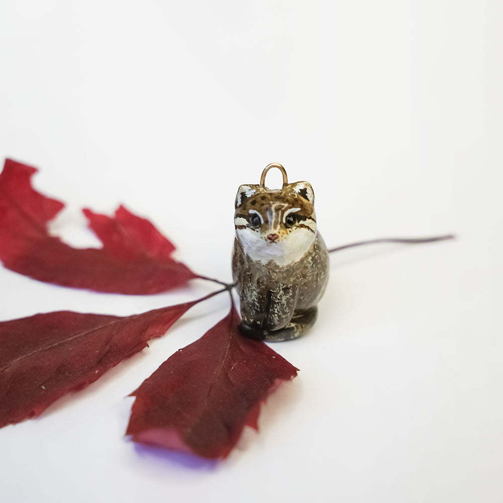 Pallas cat pendant