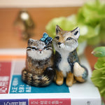 The peanut gallery - Pallas cat and Tibetan Fox