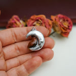 Red Panda on the Moon pendant
