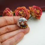Red Panda on the Moon pendant