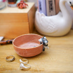 Small porcelain bowl with goofy pandas