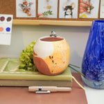 Dyed Porcelain vase with a panda