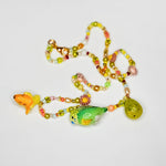 Banana parrot necklace