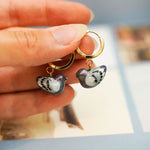 Pigeons earrings