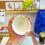 Porcelain cup with a cat