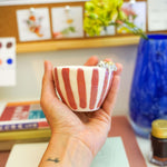 Porcelain cup with a cat