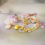 Pink Tiger - necklace with charms