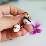 Puffins earrings