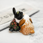 Rabbits with roses