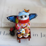 Tea lover Ragdoll Cat