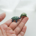 Red eared turtle pendant