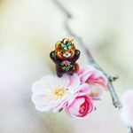 Red Panda in the meadow pendant
