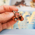 Red pandas earrings