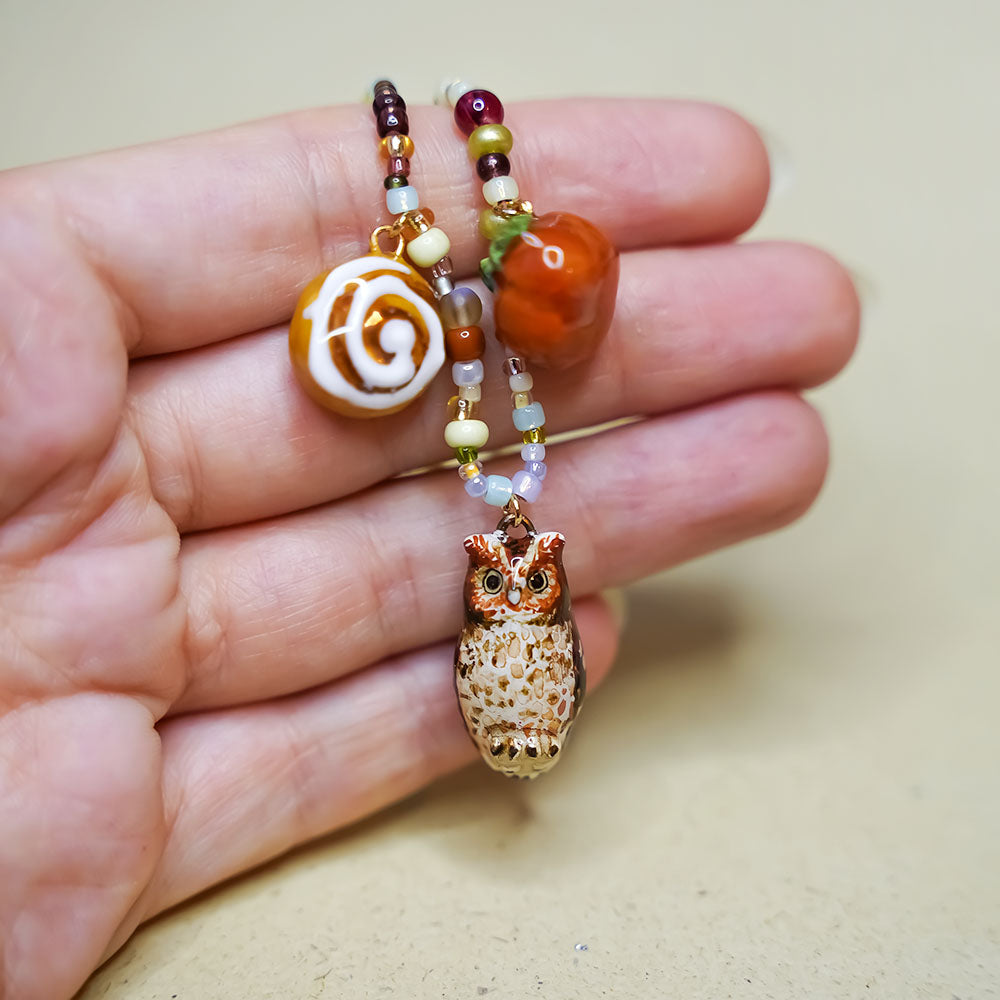 Screech Owl necklace